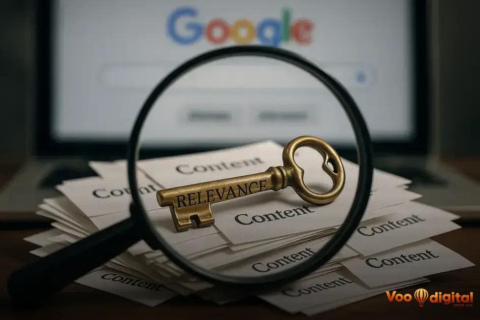 Estudo de caso: Mais conteúdo nem sempre significa melhor posicionamento no Google.