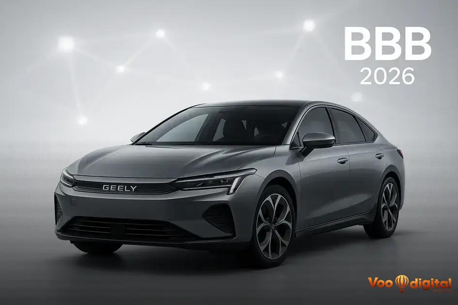 Geely é a nova parceira do BBB 2026